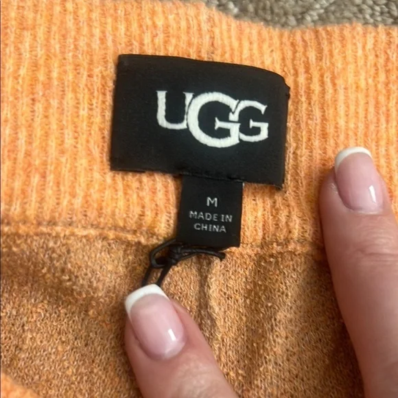 UGG Maliah Women's Checkered Tan Shorts - Picture 4 of 5